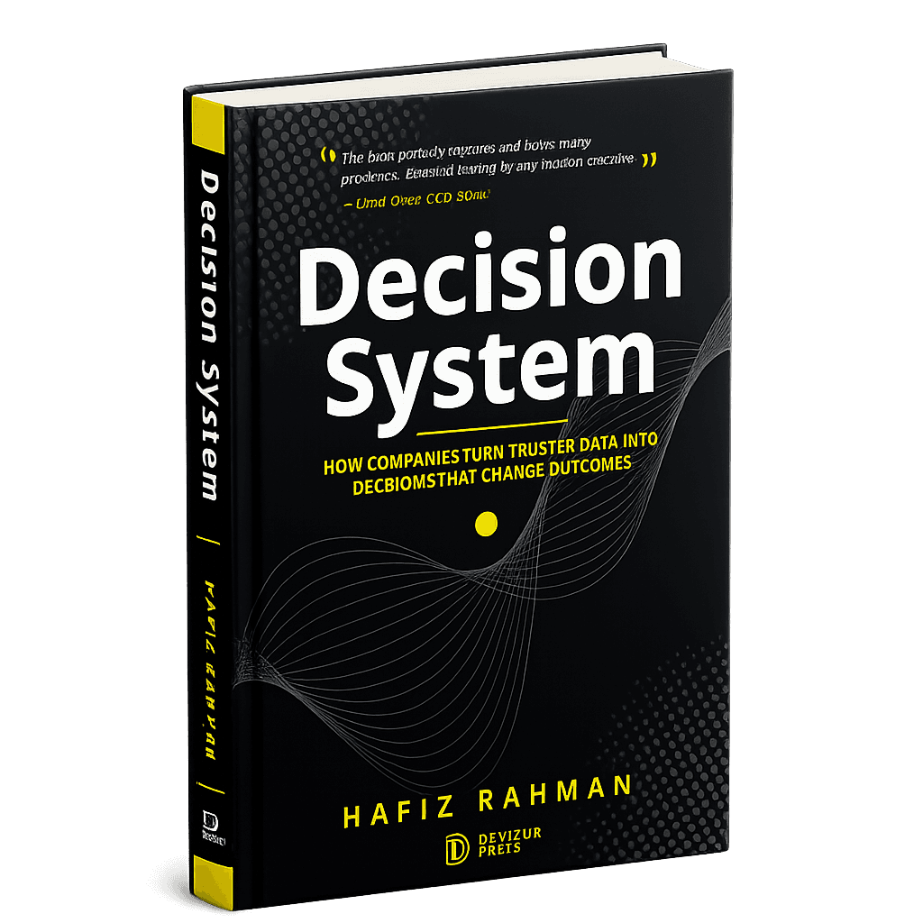 Decision System hardcover book by Hafiz Rahman